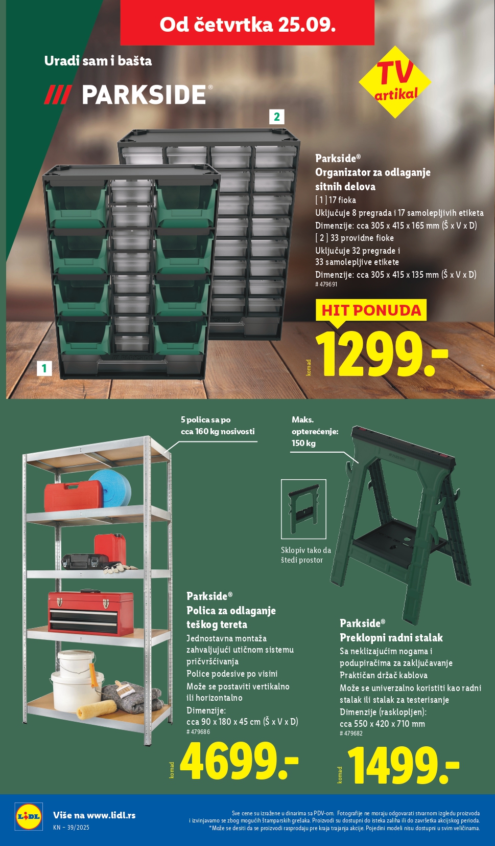 Lidl katalog 25.9-1.10.2025.