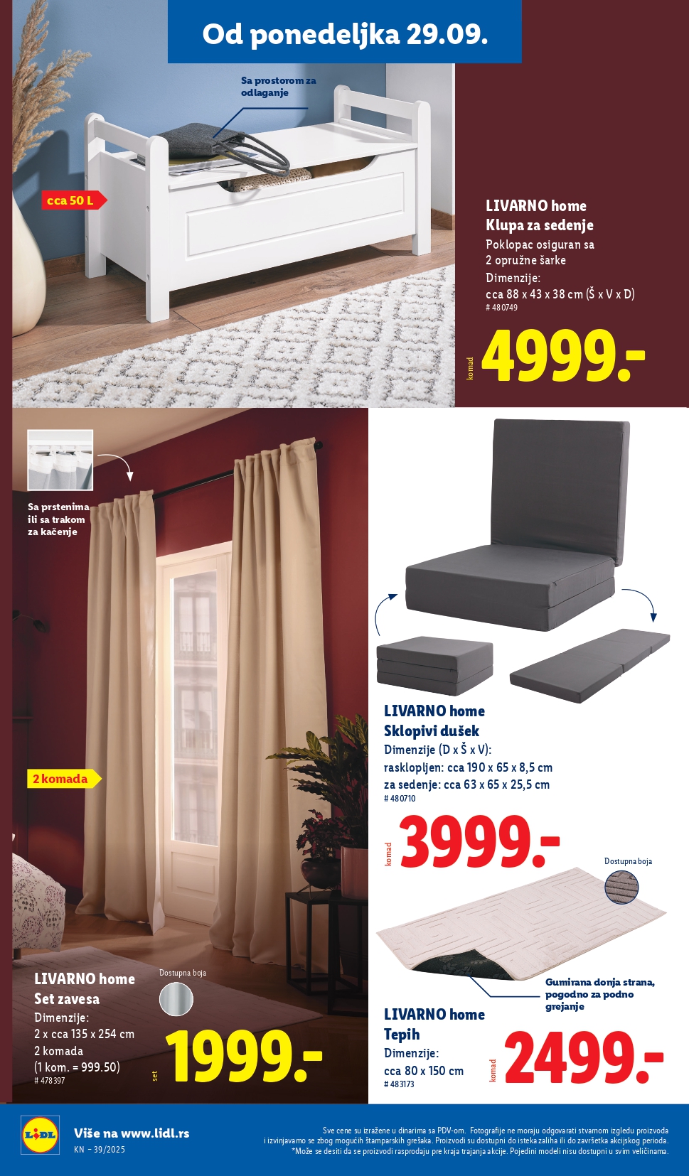 Lidl katalog 25.9-1.10.2025.
