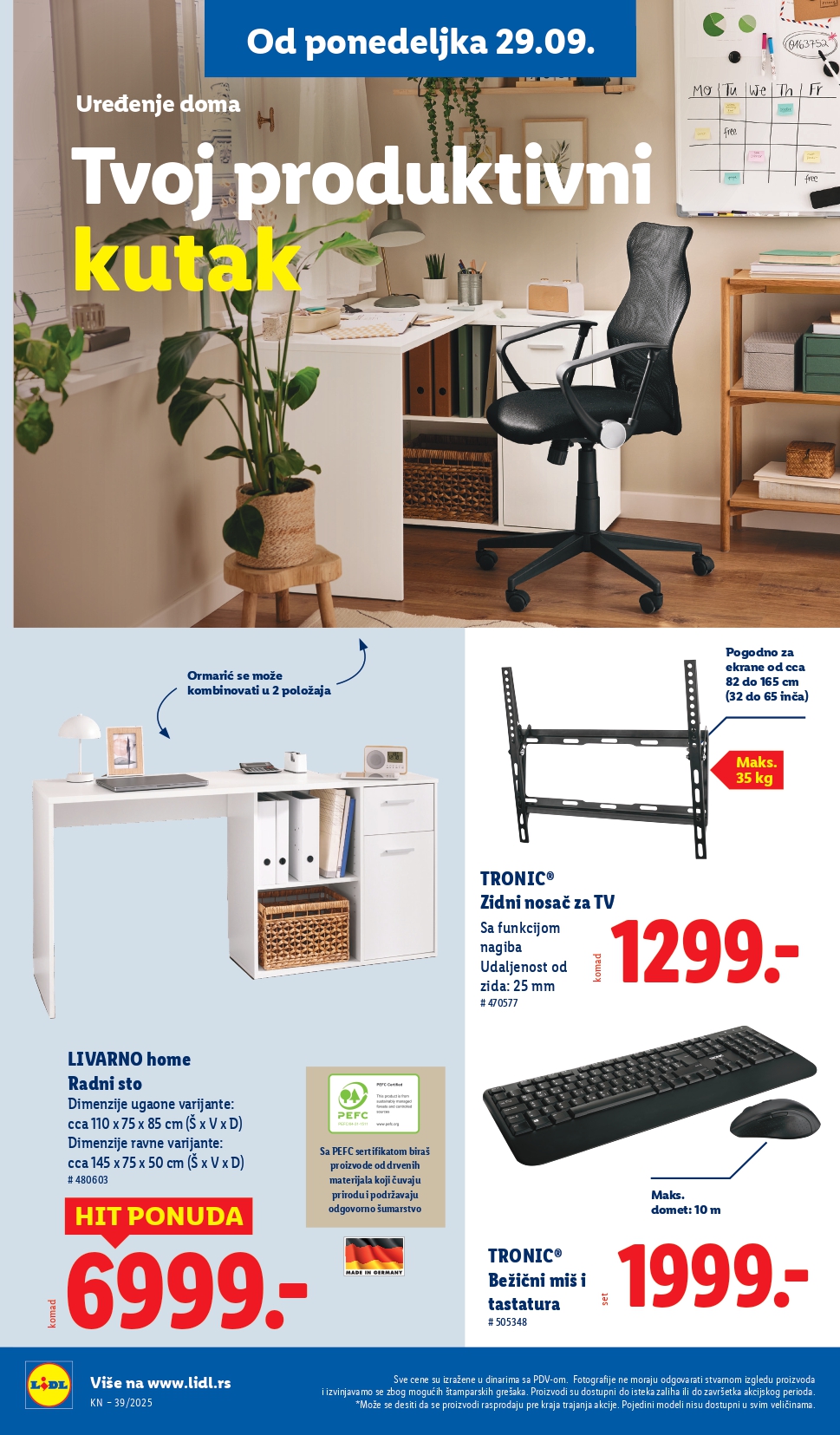 Lidl katalog 25.9-1.10.2025.