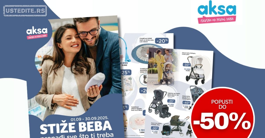 Aksa katalog SVE ZA BEBU 1-30.9.2025.
