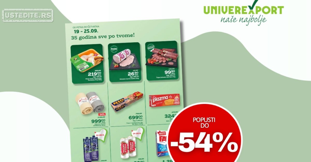 Univerexport katalog 19-25.9.2025.