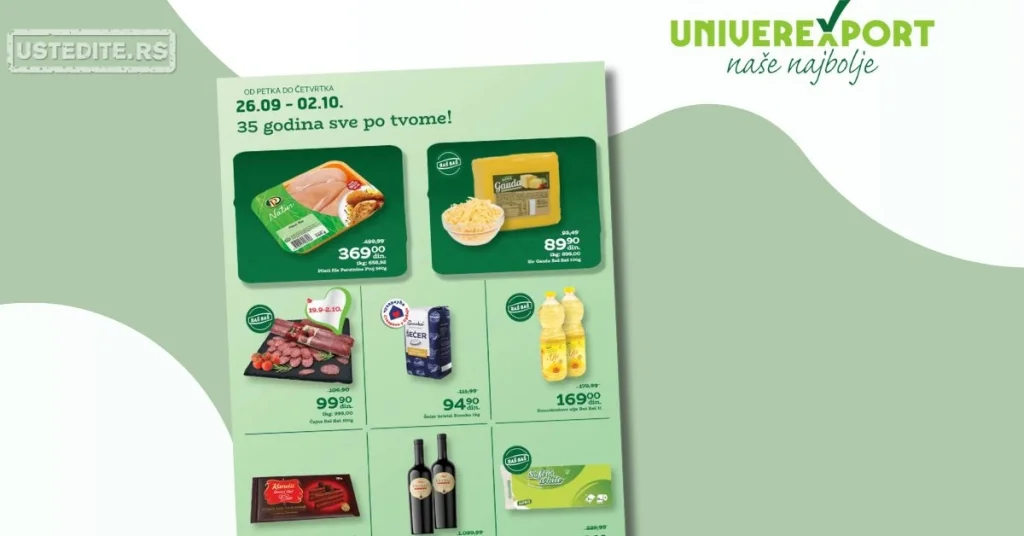 Univerexport katalog 26.9-2.10.2025.