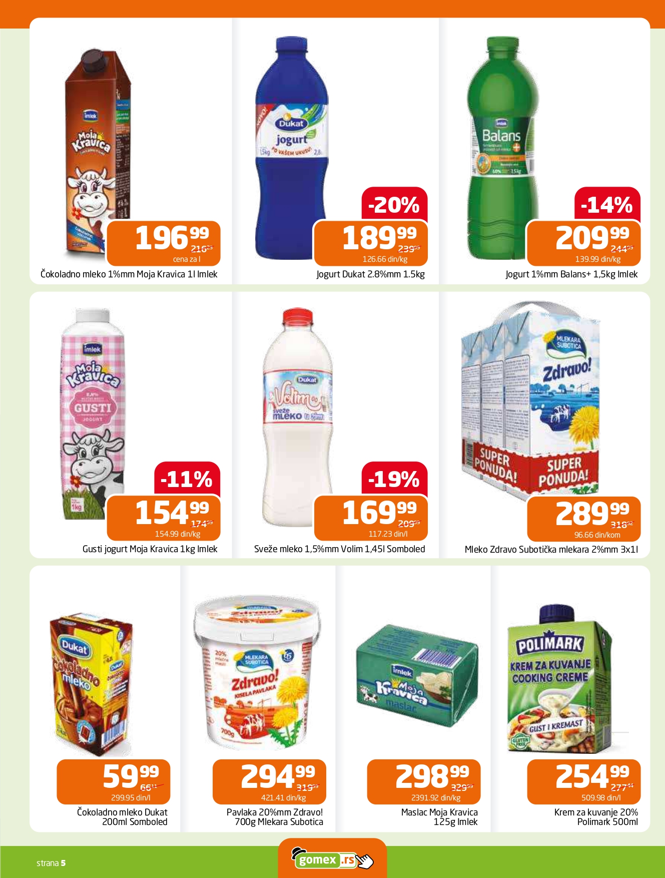 Gomex katalog AKCIJE IZ ŠEŠIRA 24-30.9.2025.