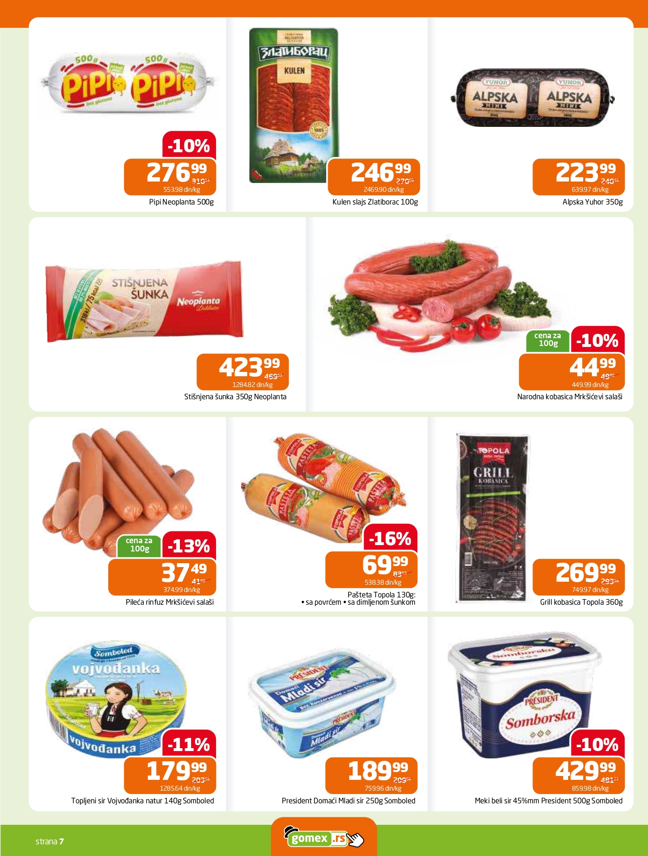 Gomex katalog AKCIJE IZ ŠEŠIRA 24-30.9.2025.