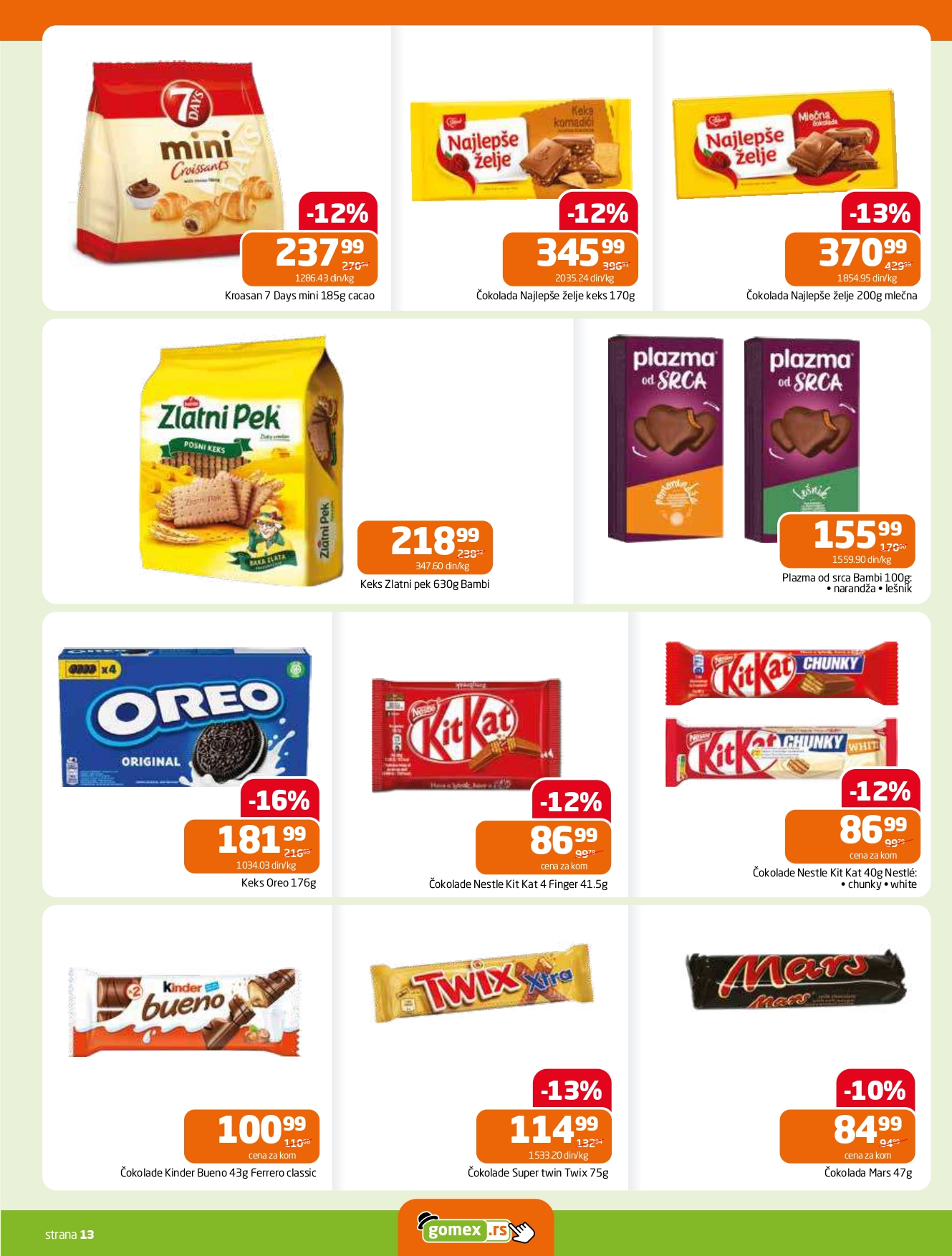 Gomex katalog AKCIJE IZ ŠEŠIRA 24-30.9.2025.