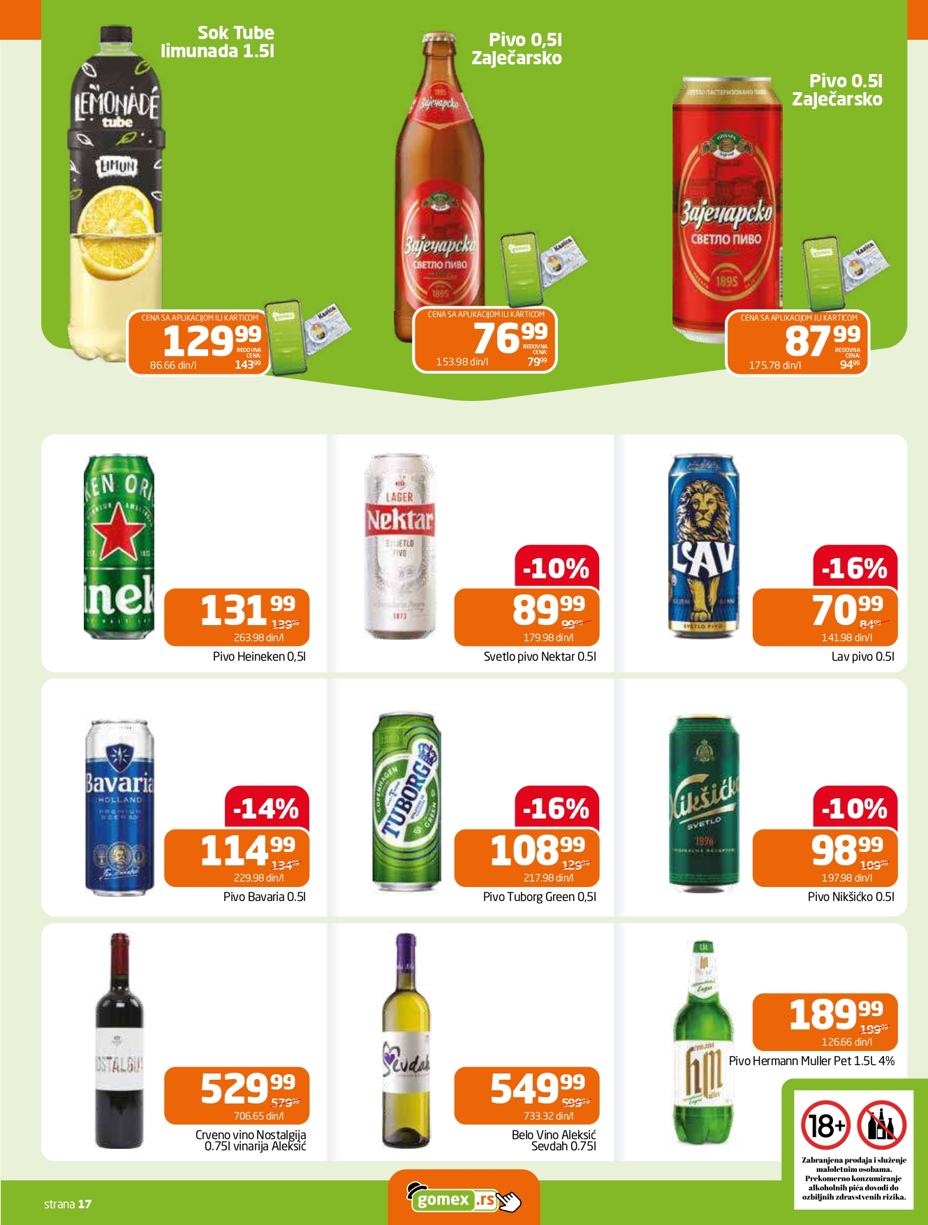 Gomex katalog AKCIJE IZ ŠEŠIRA 24-30.9.2025.