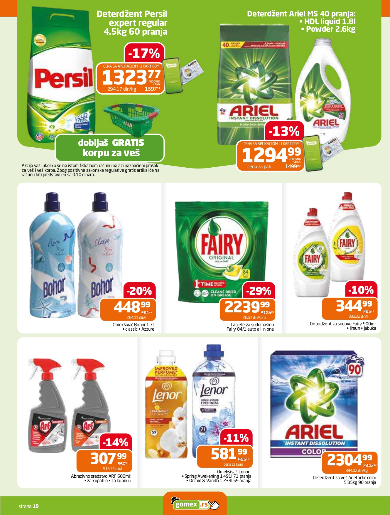 Gomex katalog AKCIJE IZ ŠEŠIRA 24-30.9.2025.
