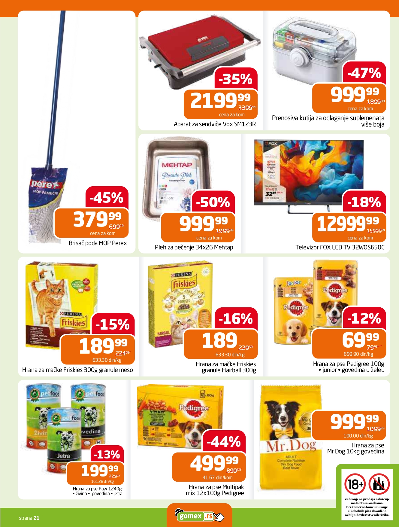 Gomex katalog AKCIJE IZ ŠEŠIRA 24-30.9.2025.