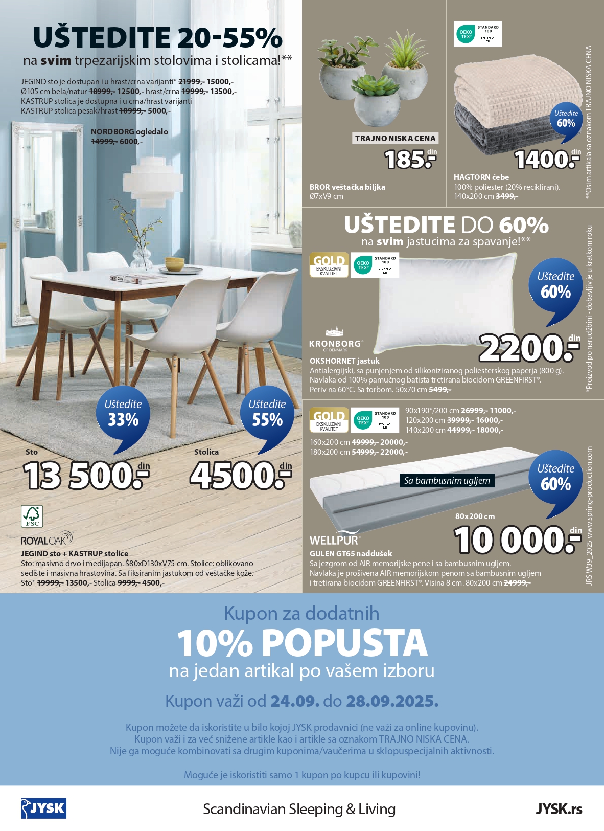 Jysk katalog 24.9-7.10.2025.