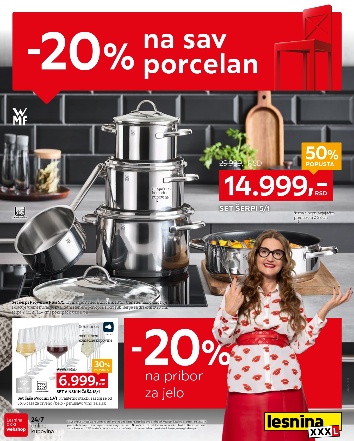 Lesnina XXXL katalog PORCELAN 29.9-26.10.2025.