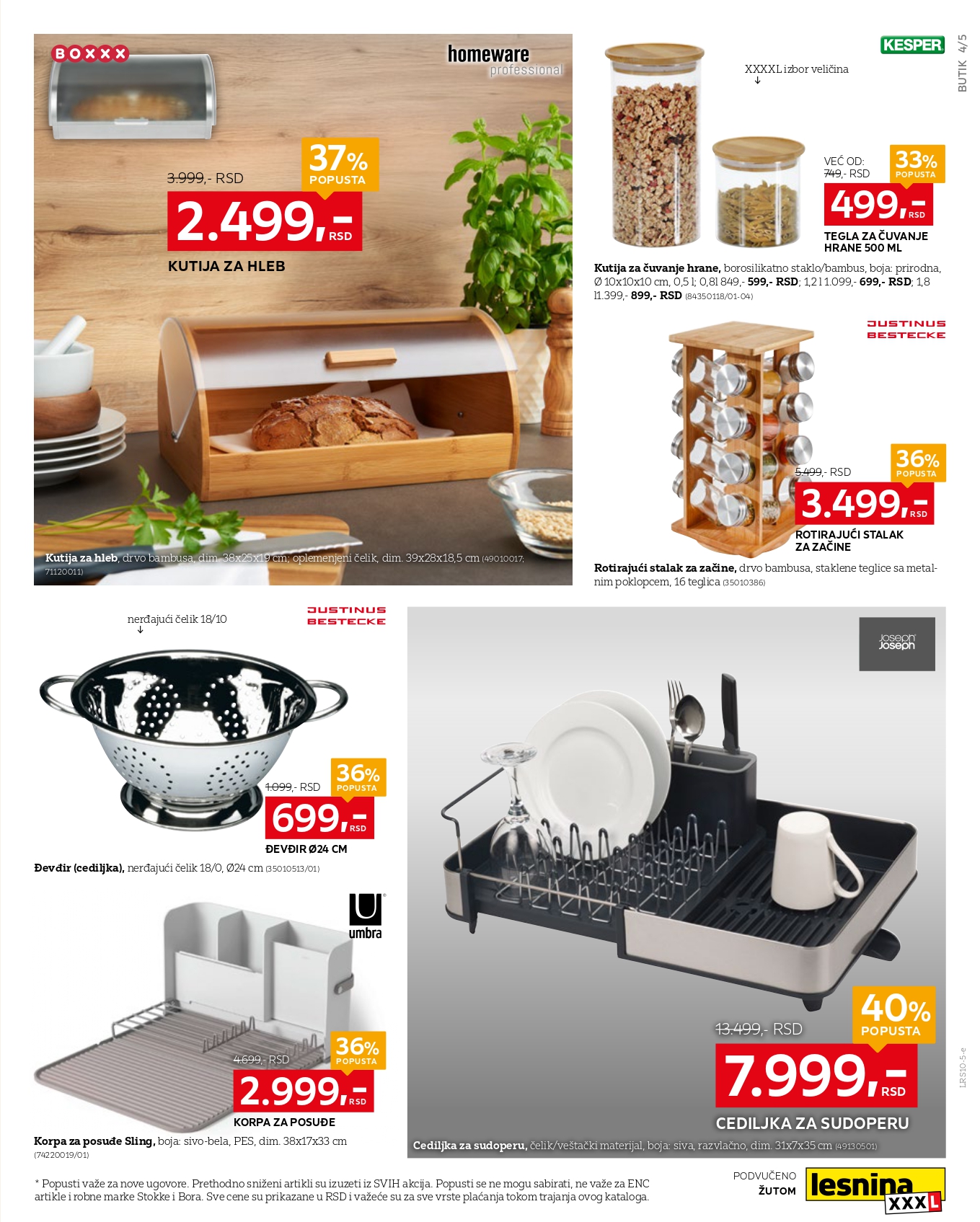 Lesnina XXXL katalog PORCELAN 29.9-26.10.2025.