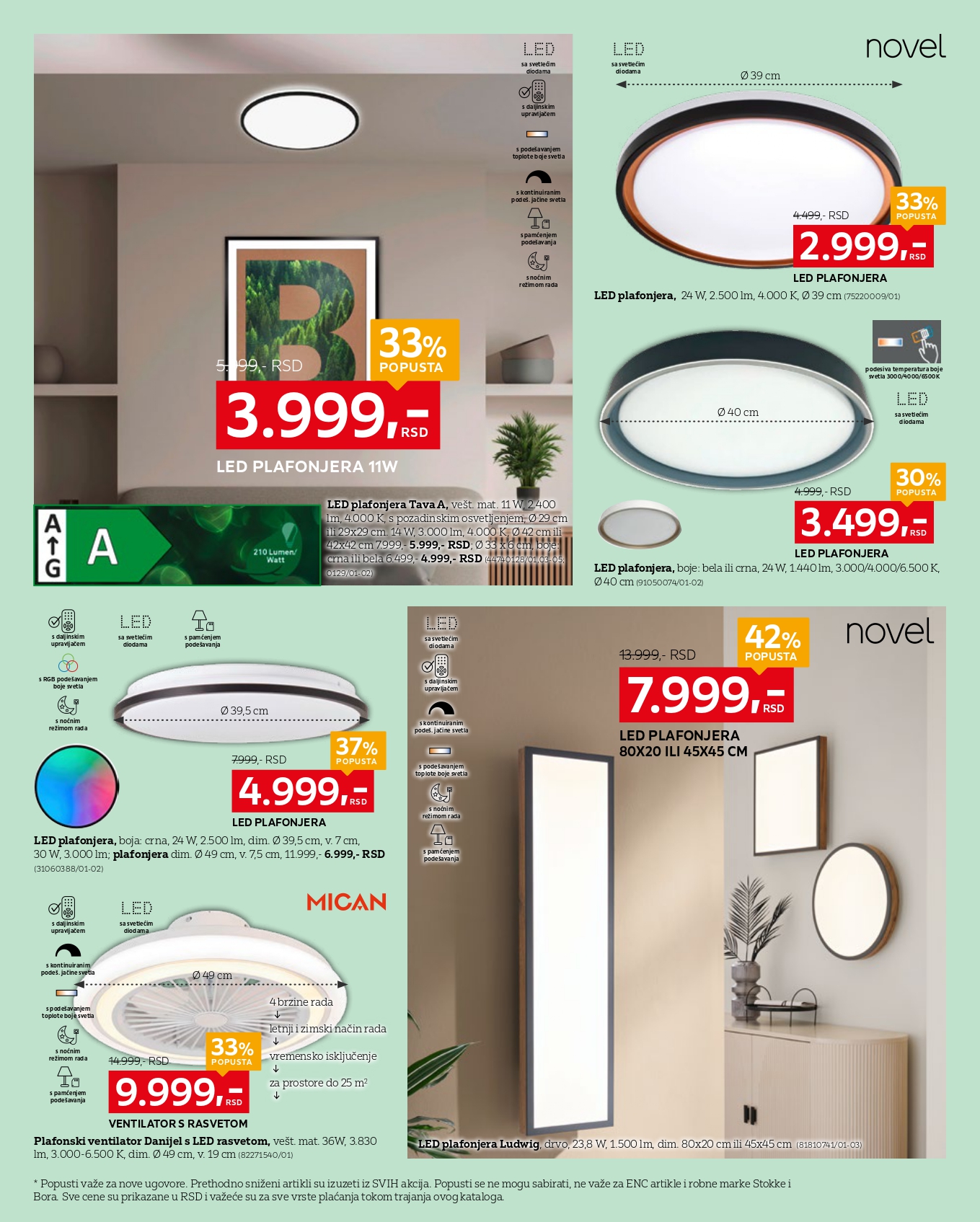Lesnina XXXL katalog RASVETA 29.9-26.10.2025.