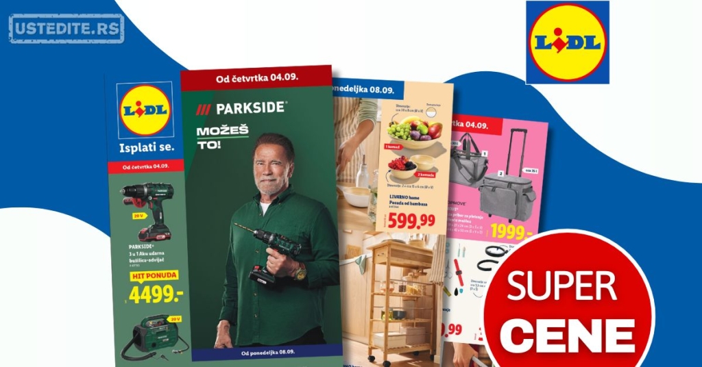 Lidl katalog NEPREHRANA 4-10.9.2025.