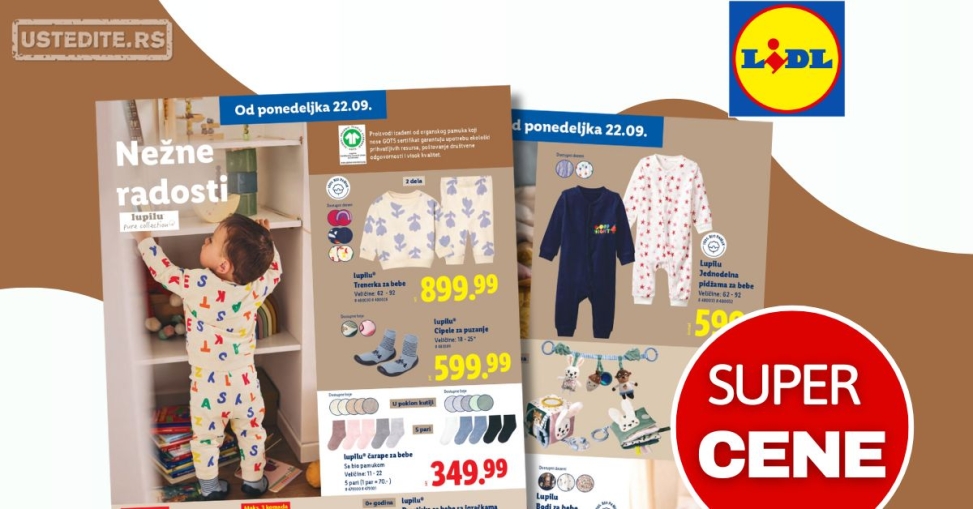Lidl NEŽNE RADOSTI 22-24.9.2025.