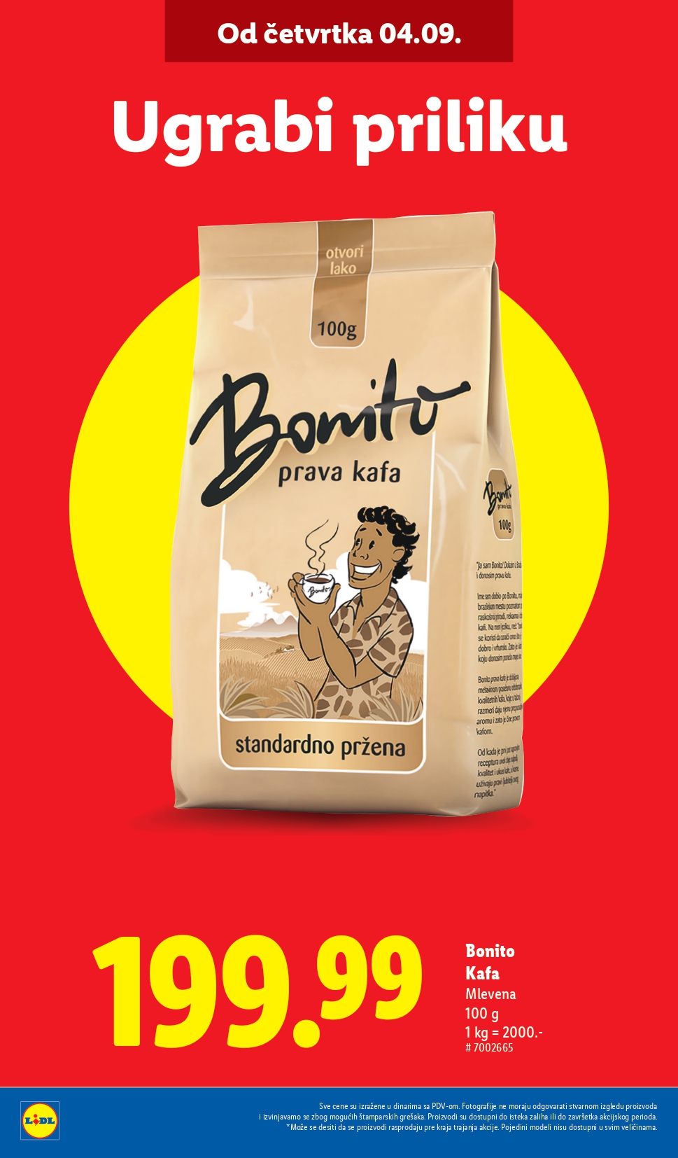 Lidl katalog PREHRANA 4-10.9.2025.