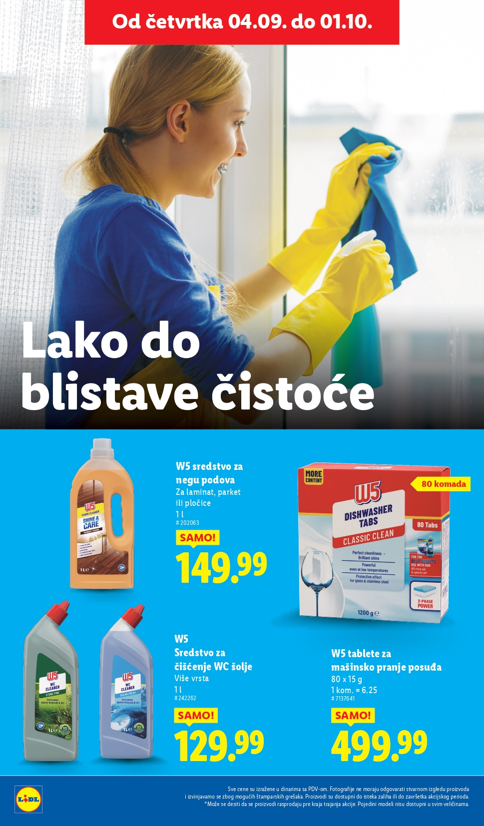 Lidl katalog PREHRANA 4-10.9.2025.