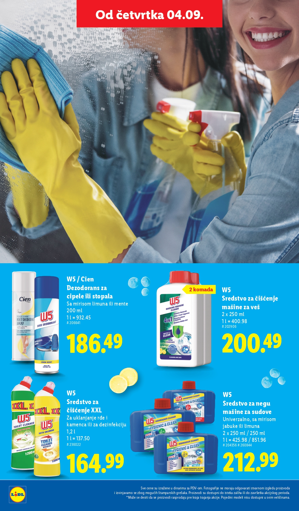 Lidl katalog PREHRANA 4-10.9.2025.
