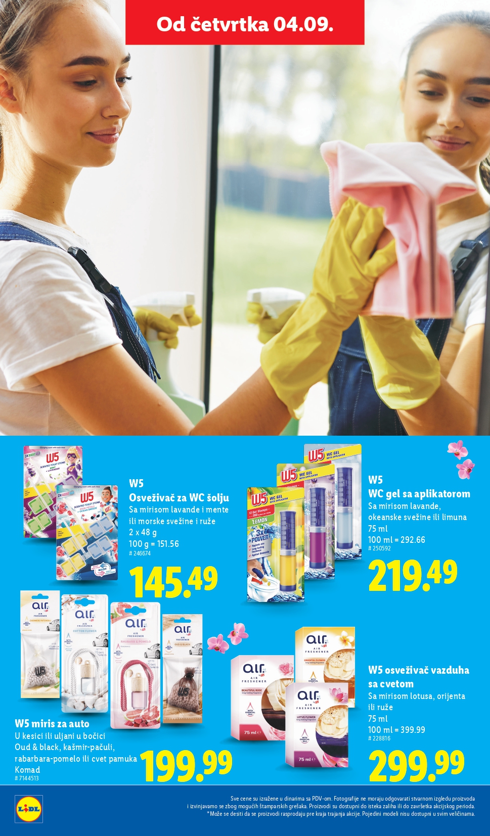 Lidl katalog PREHRANA 4-10.9.2025.