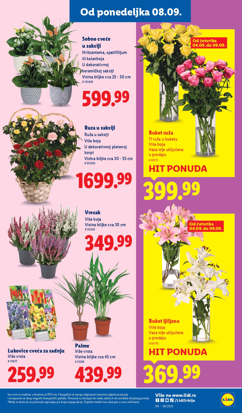Lidl katalog PREHRANA 4-10.9.2025.