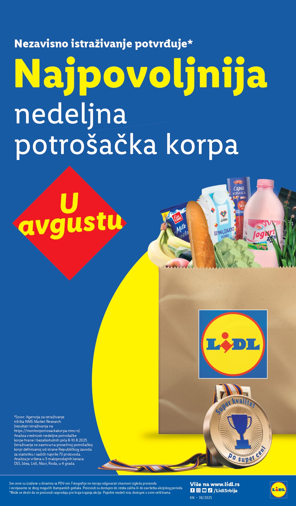 Lidl katalog PREHRANA 4-10.9.2025.