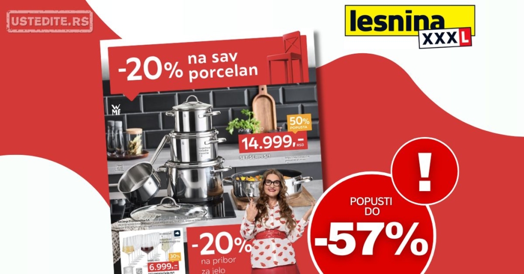 Lesnina XXXL katalog PORCELAN 29.9-26.10.2025.