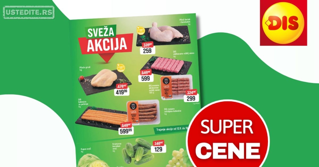 Dis SVEŽA AKCIJA 12-18.9.2025.