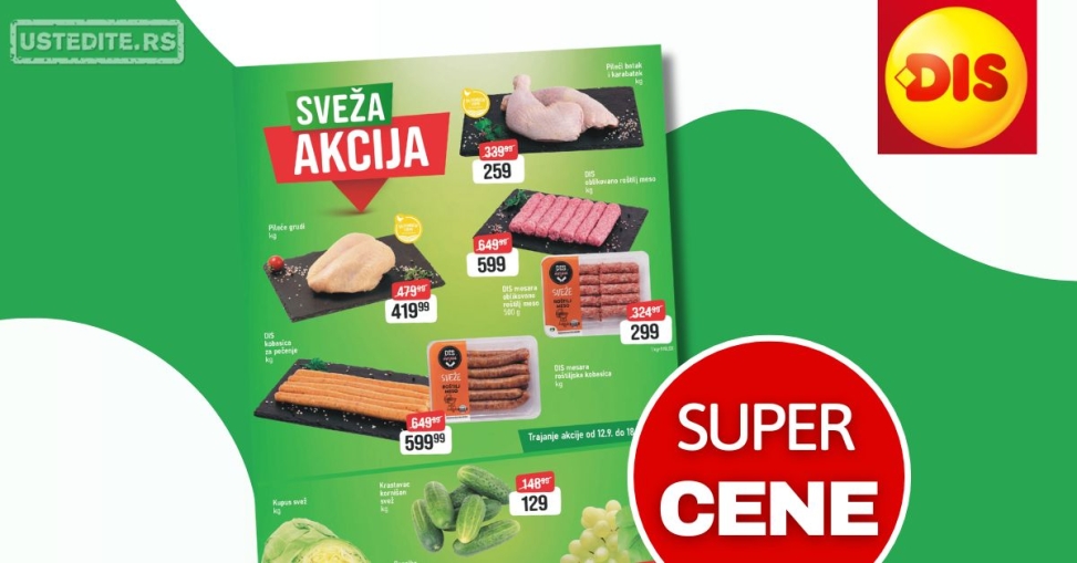 Dis SVEŽA AKCIJA 12-18.9.2025.