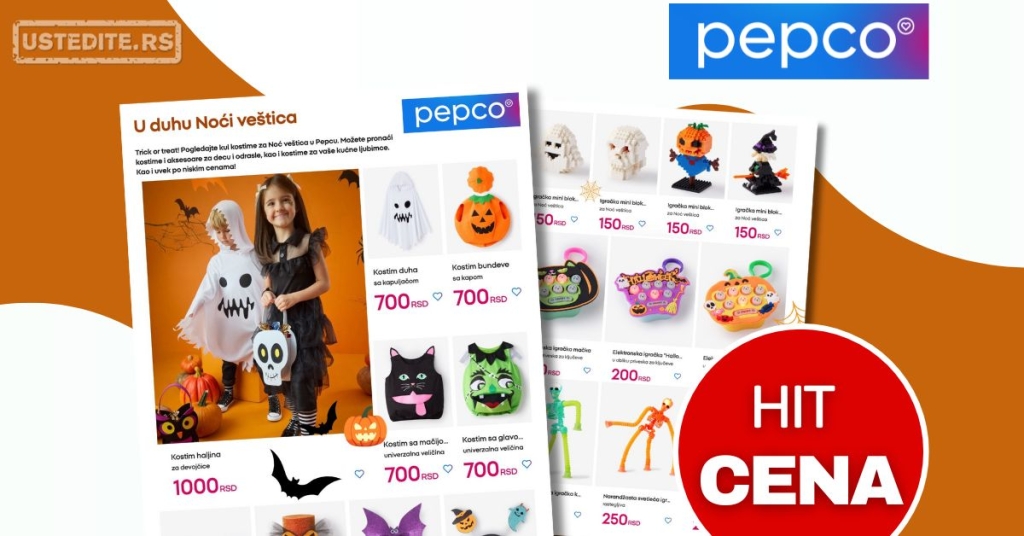 Pepco SVE ZA HALLOWEEN septembar 2025.