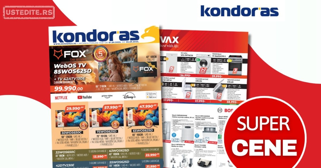 Kondor As katalog 1-30.9.2025.