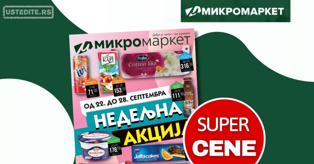 Mikromarket NEDELJNA AKCIJA 22-28.9.2025.