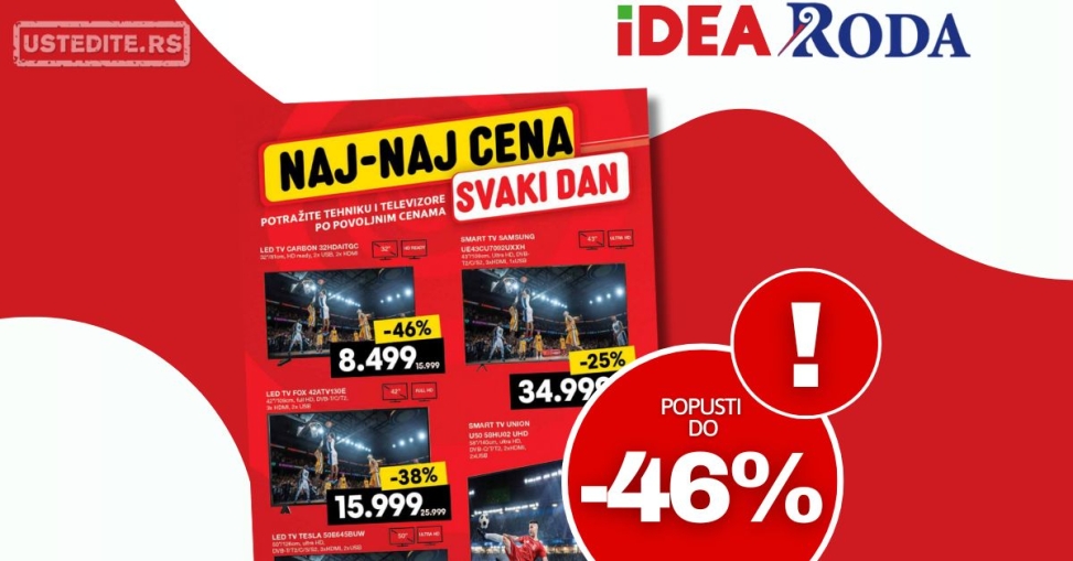 Roda & Idea katalog NAJ NAJ CENA 25.9-21.10.2025.