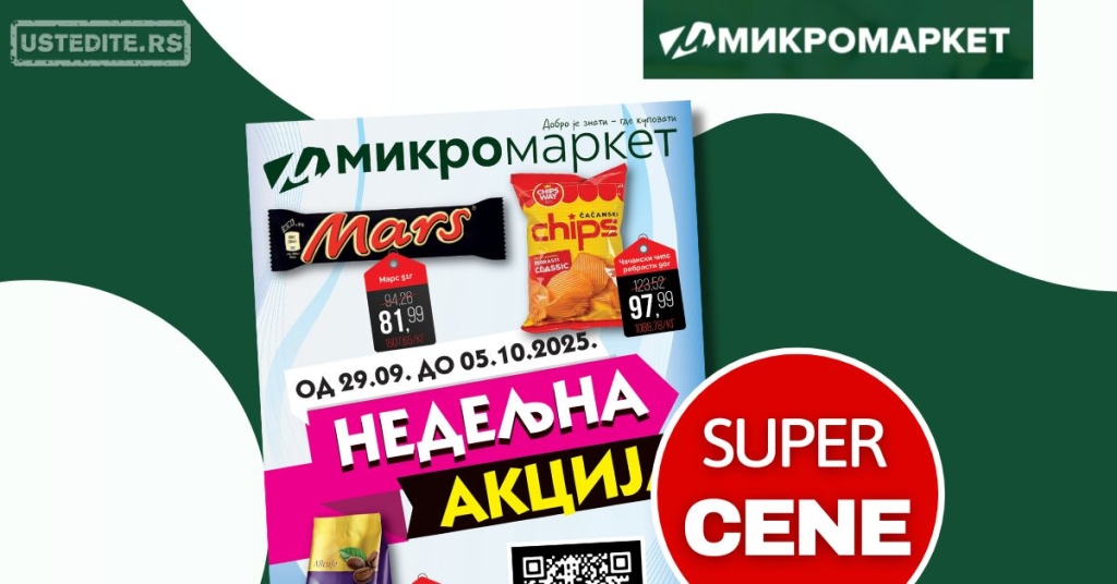 Mikromarket NEDELJNA AKCIJA 29.9-5.10.2025.