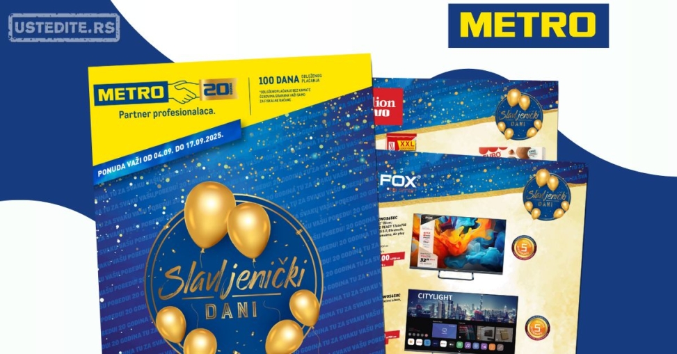Metro katalog SLAVLJENIČKI DANI 4-17.9.2025.