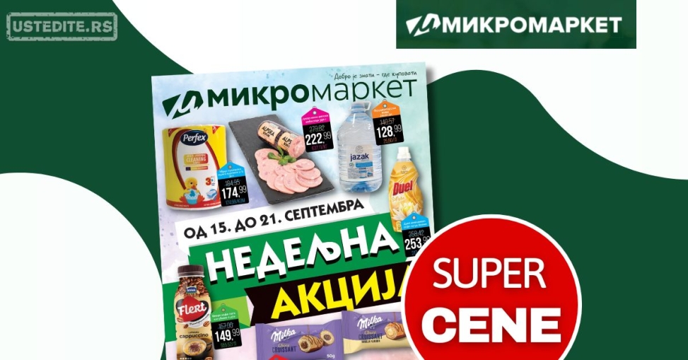 Mikromarket NEDELJNA AKCIJA 15-21.9.2025.