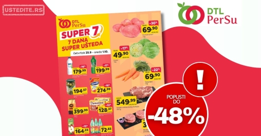 DTL PerSu NEDELJNA AKCIJA 25.9-1.10.2025.