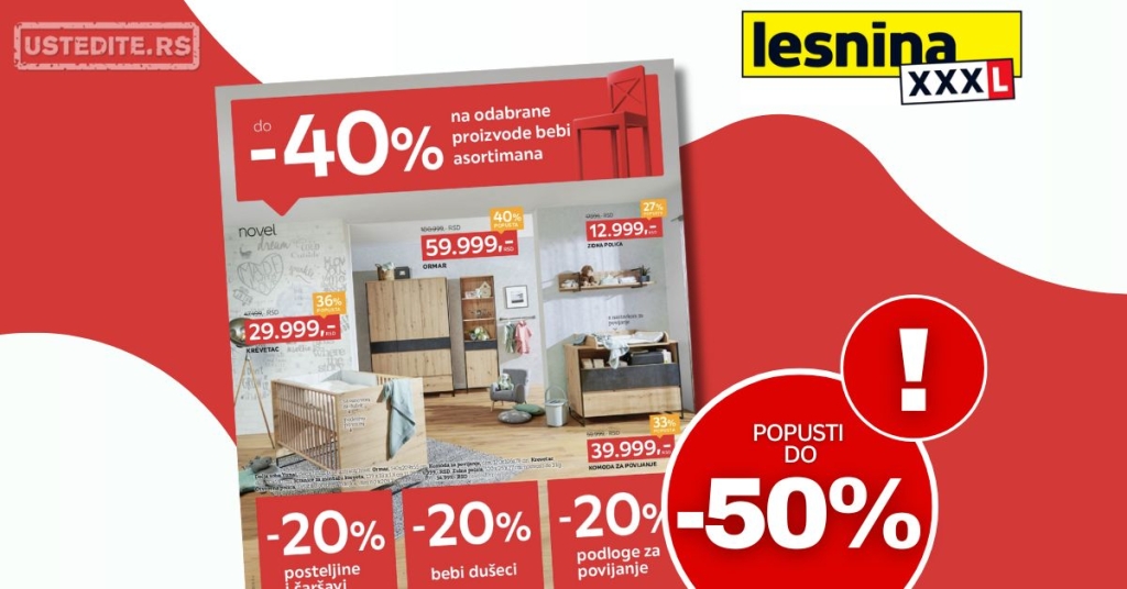 Lesnina XXXL katalog BABY SPECIJAL 8-28.9.2025.