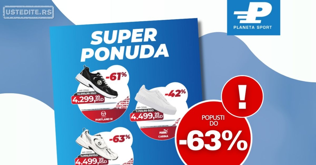 Planeta Sport SUPER PONUDA 1-30.9.2025.