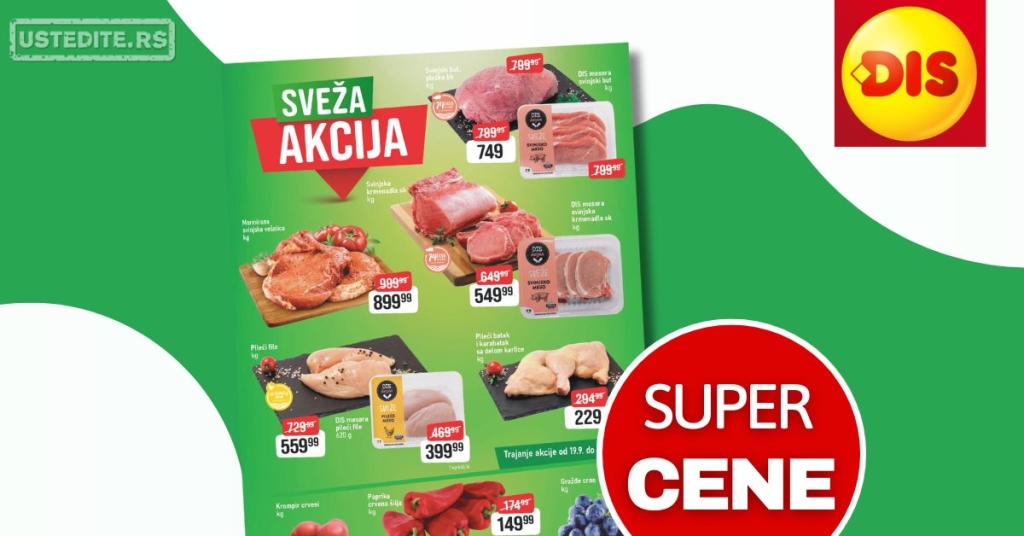 Dis SVEŽA AKCIJA 19-21.9.2025.