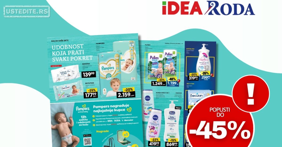 Roda & Idea katalog SVE ZA VAŠE DETE 6-30.9.2025.
