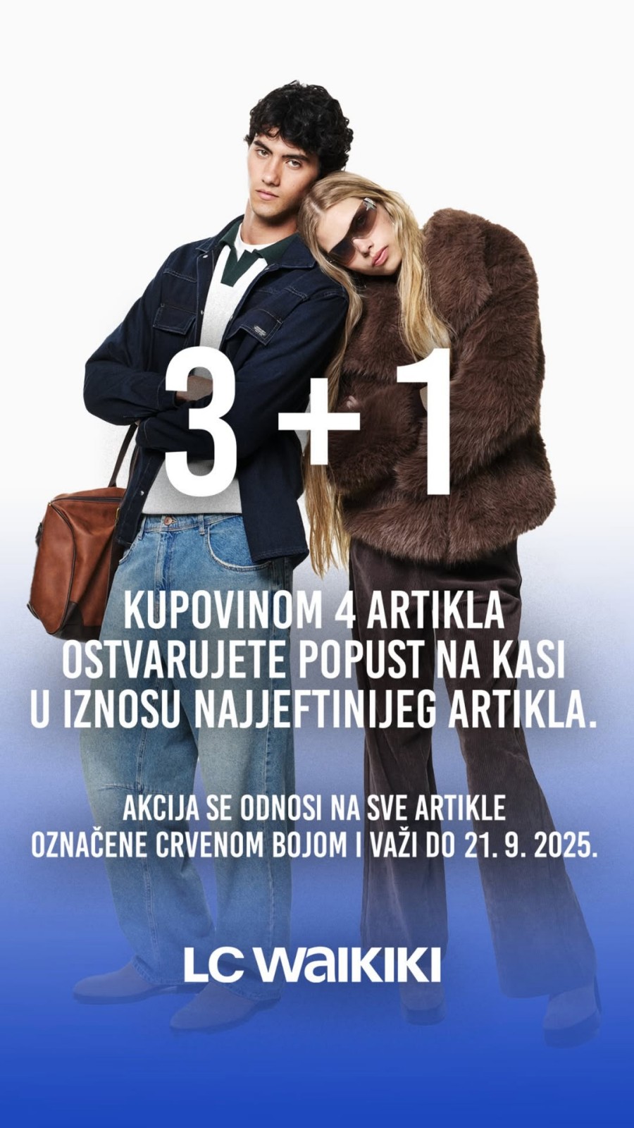 LC Waikiki AKCIJA 3+1 GRATIS 17-21.9.2025.