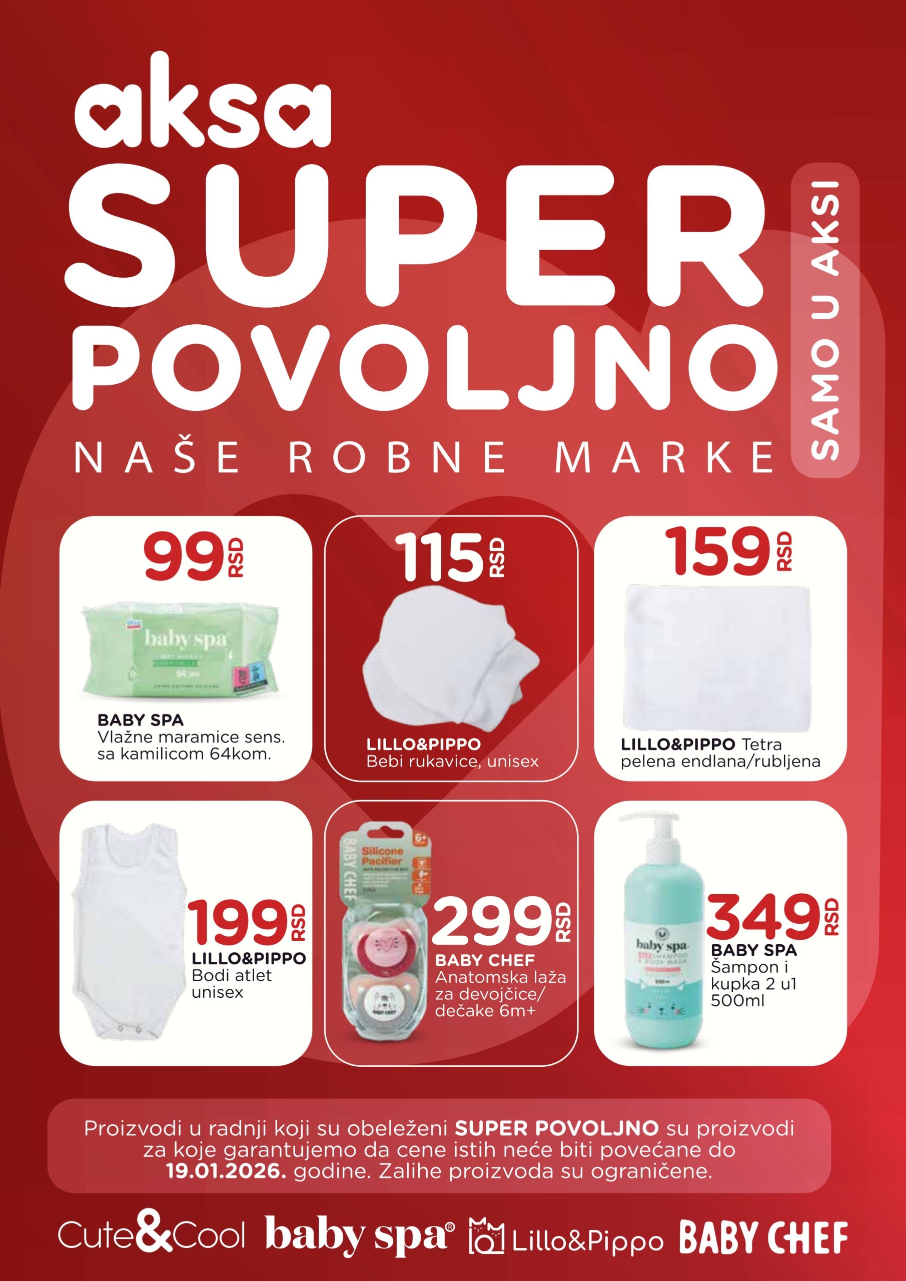 Aksa katalog SUPER POVOLJNO - sniženje do 19.1.2025.