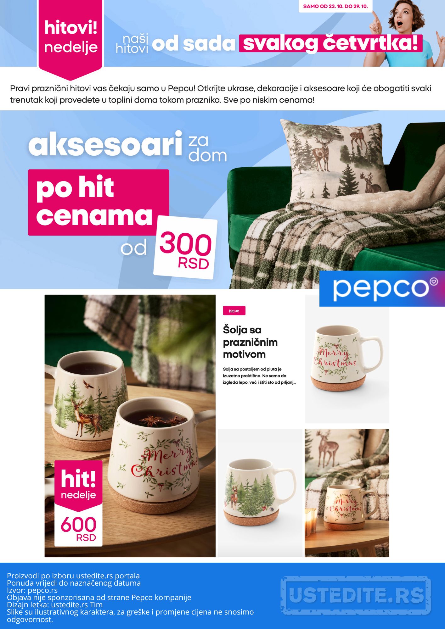 Pepco HITOVI NEDELJE 23-29.10.2025.