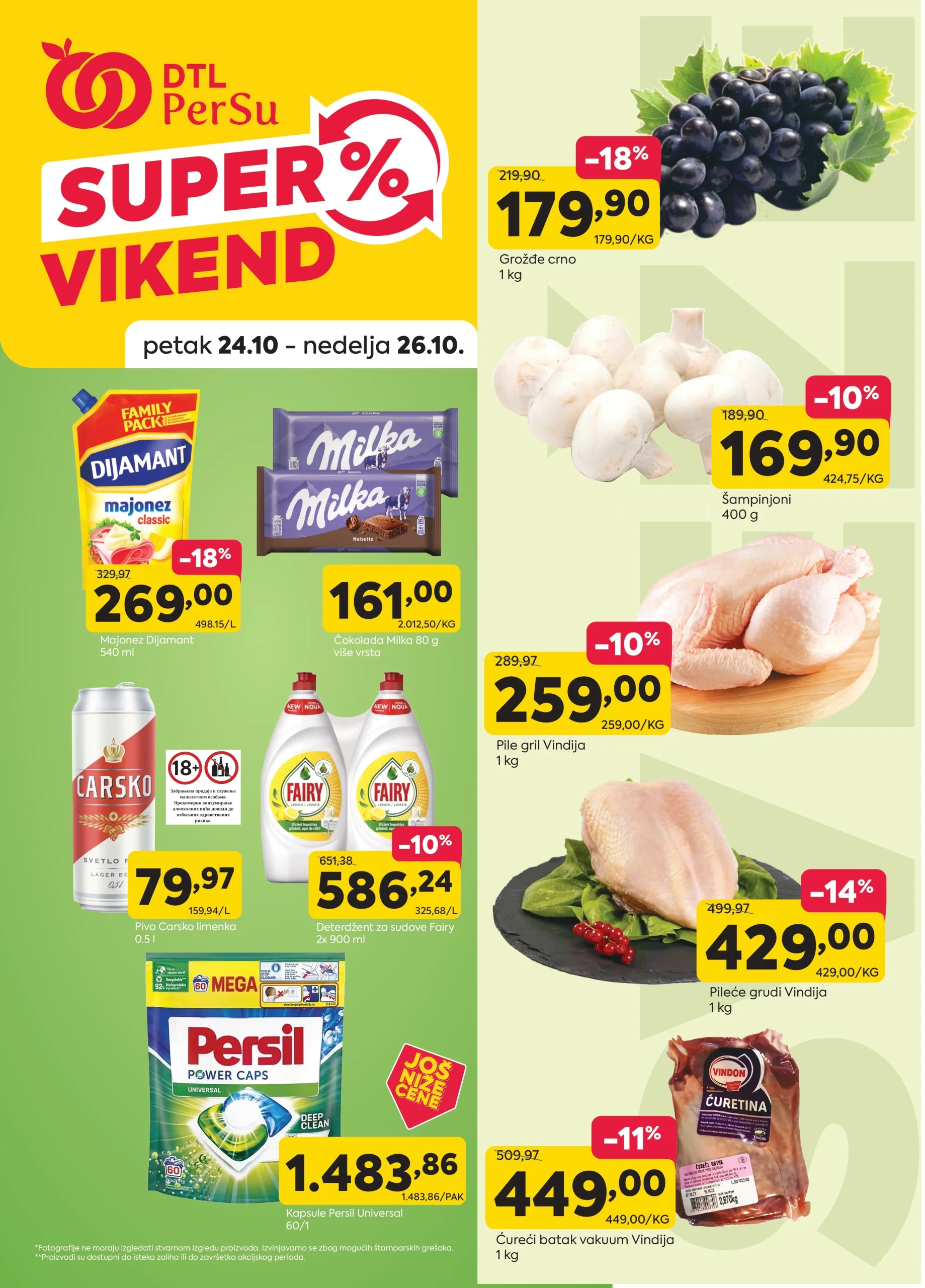DTL PerSu VIKEND AKCIJA 24-26.10.2025.
