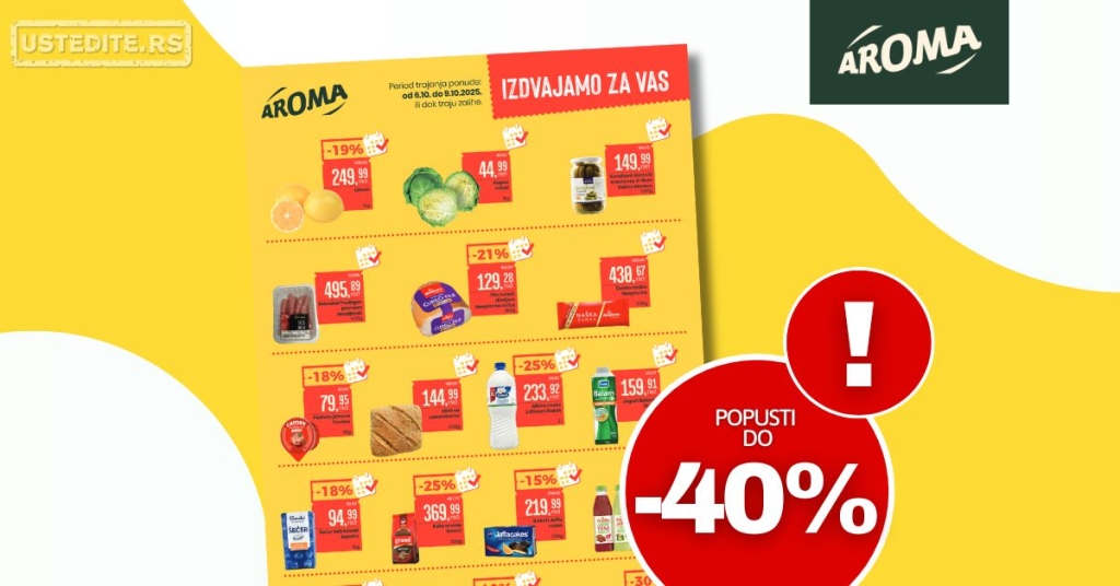 Aroma AKCIJA 6-9.10.2025.