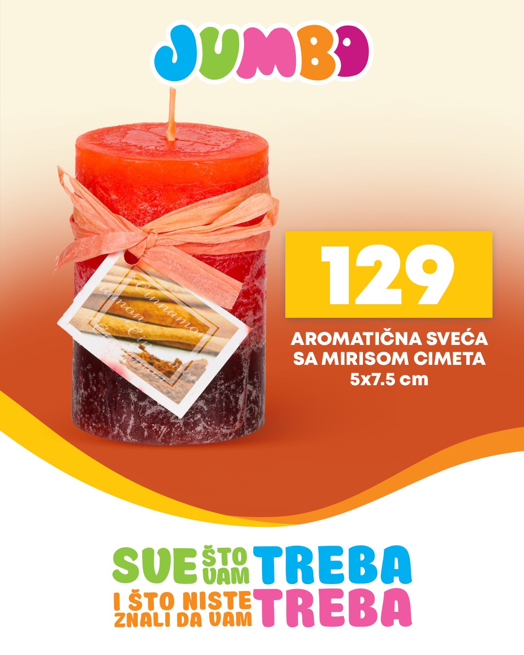 Jumbo AROMATIČNE SVEĆE oktobar 2025.