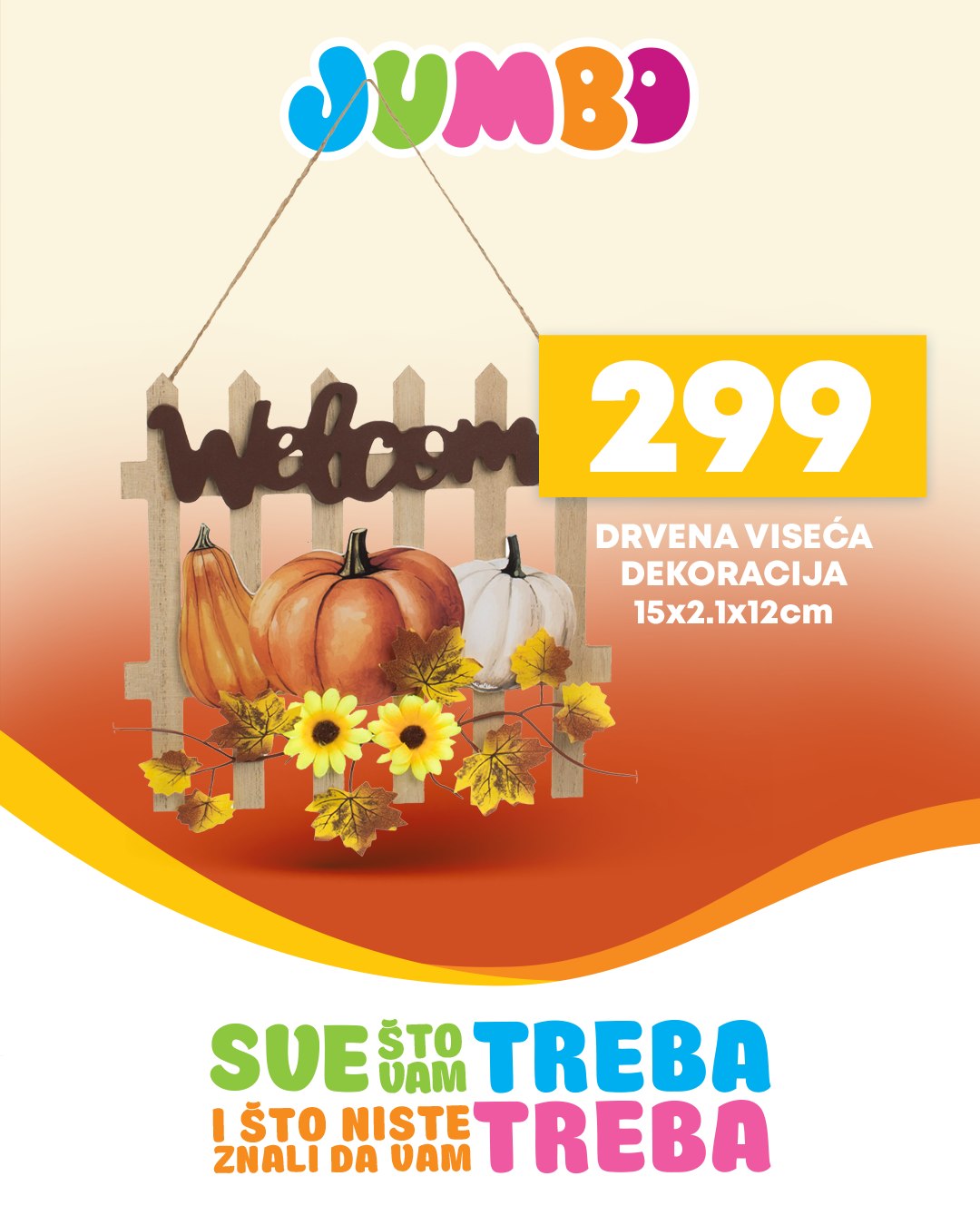 Jumbo DEKORACIJE ZA DOM oktobar 2025.