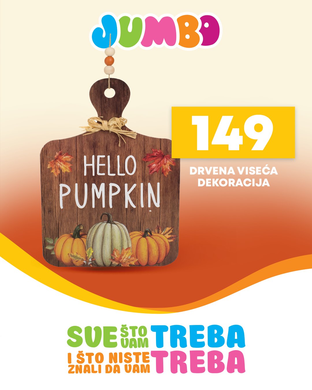 Jumbo DEKORACIJE ZA DOM oktobar 2025.