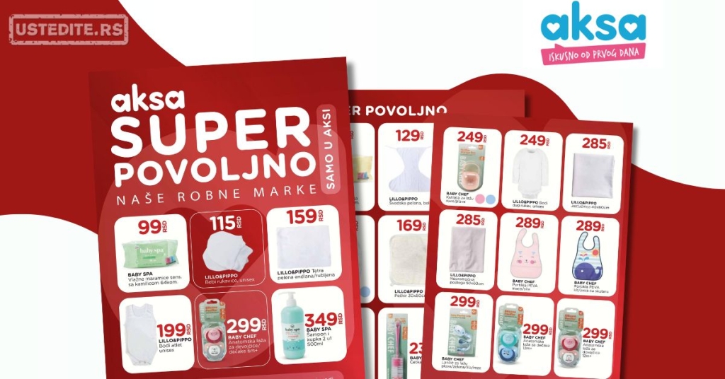 Aksa katalog SUPER POVOLJNO - sniženje do 19.1.2025.
