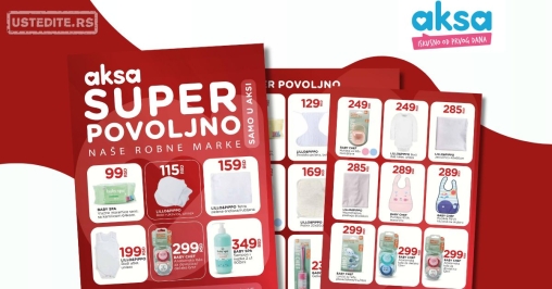 Aksa katalog SUPER POVOLJNO - sniženje do 19.1.2025.