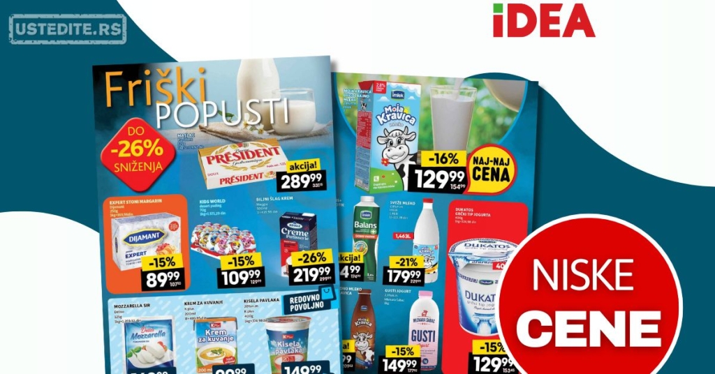 Idea FRIŠKI POPUSTI 16-22.10.2025.